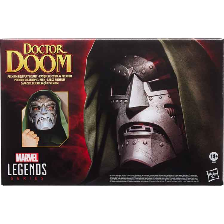 Fantastic Four Marvel Legends Doctor Doom Premium Roleplay Helmet Prop Replica
