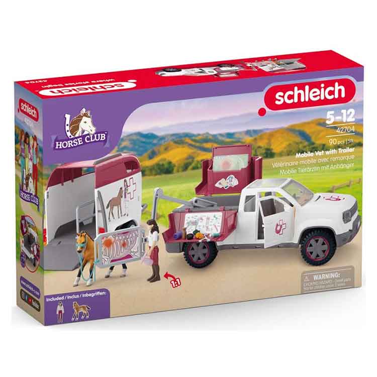 Schleich Mobile Vet With Trailer