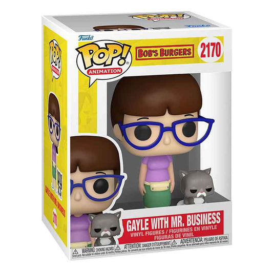 Funko Bob's Burgers POP! & Buddy TV Vinyl Figure Gayle with Mr. Business