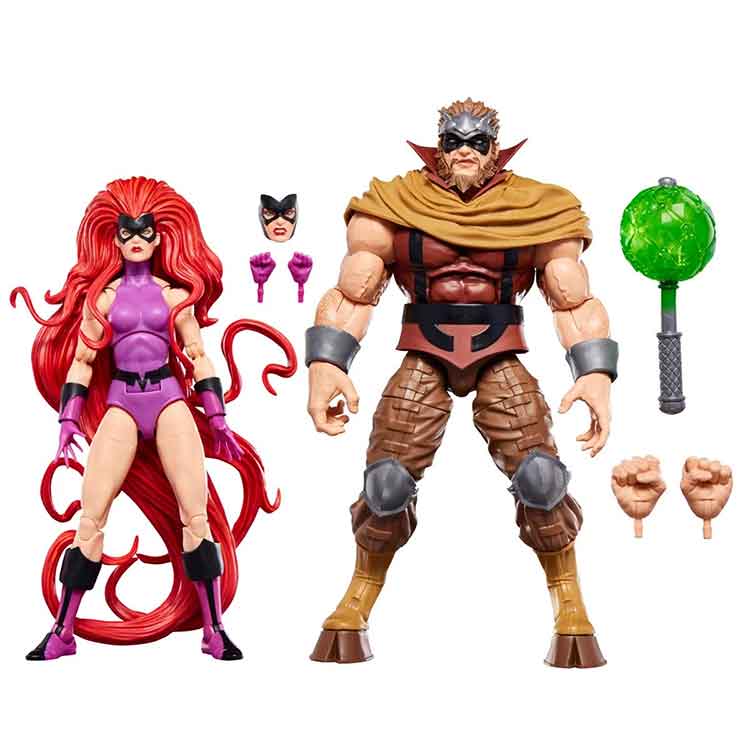 Inhumans Marvel Legends Medusa & Marvel’s Gorgon 6-Inch Action Figures 2-Pack