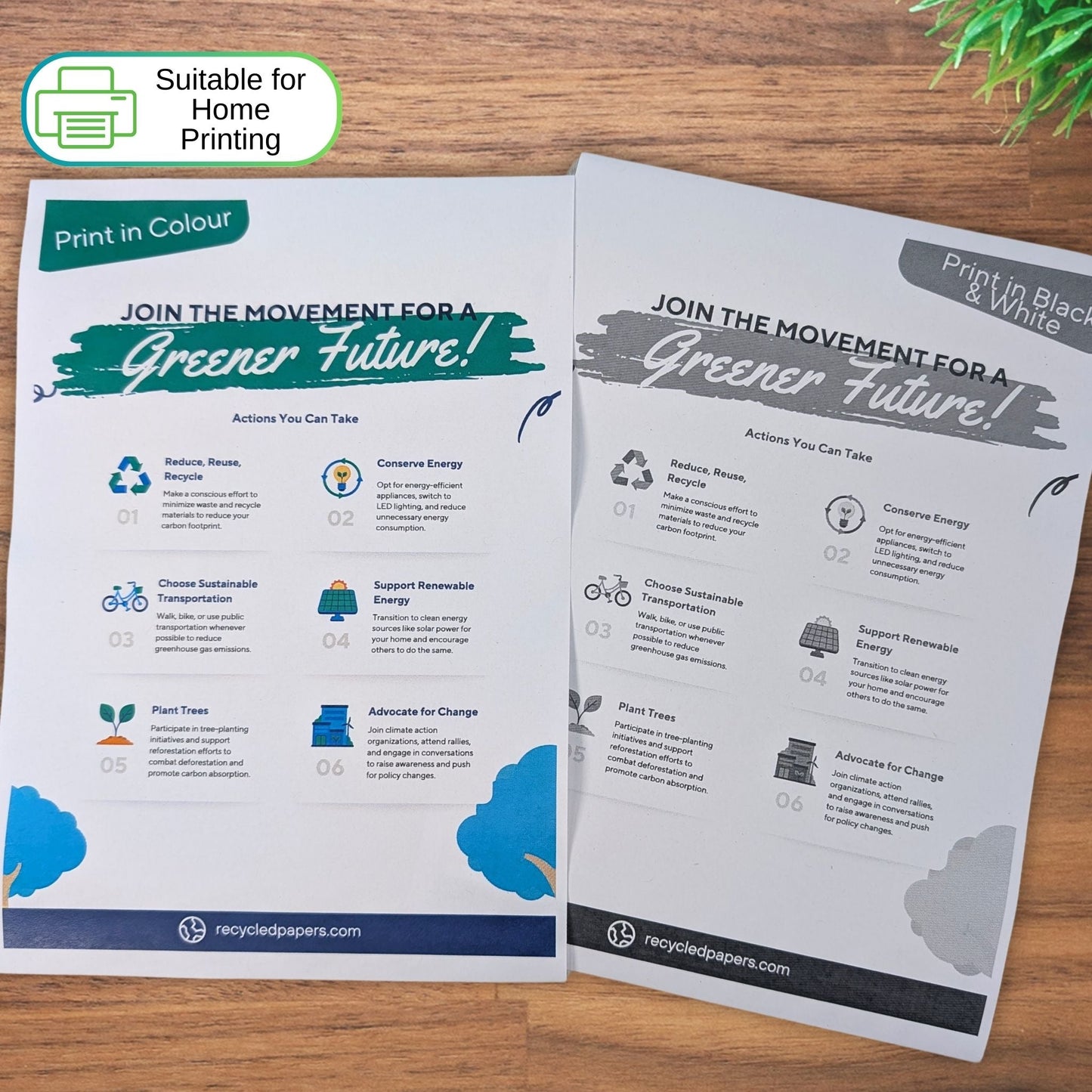 White A5 100% Recycled Copy Printer Office Paper Sheets 80gsm