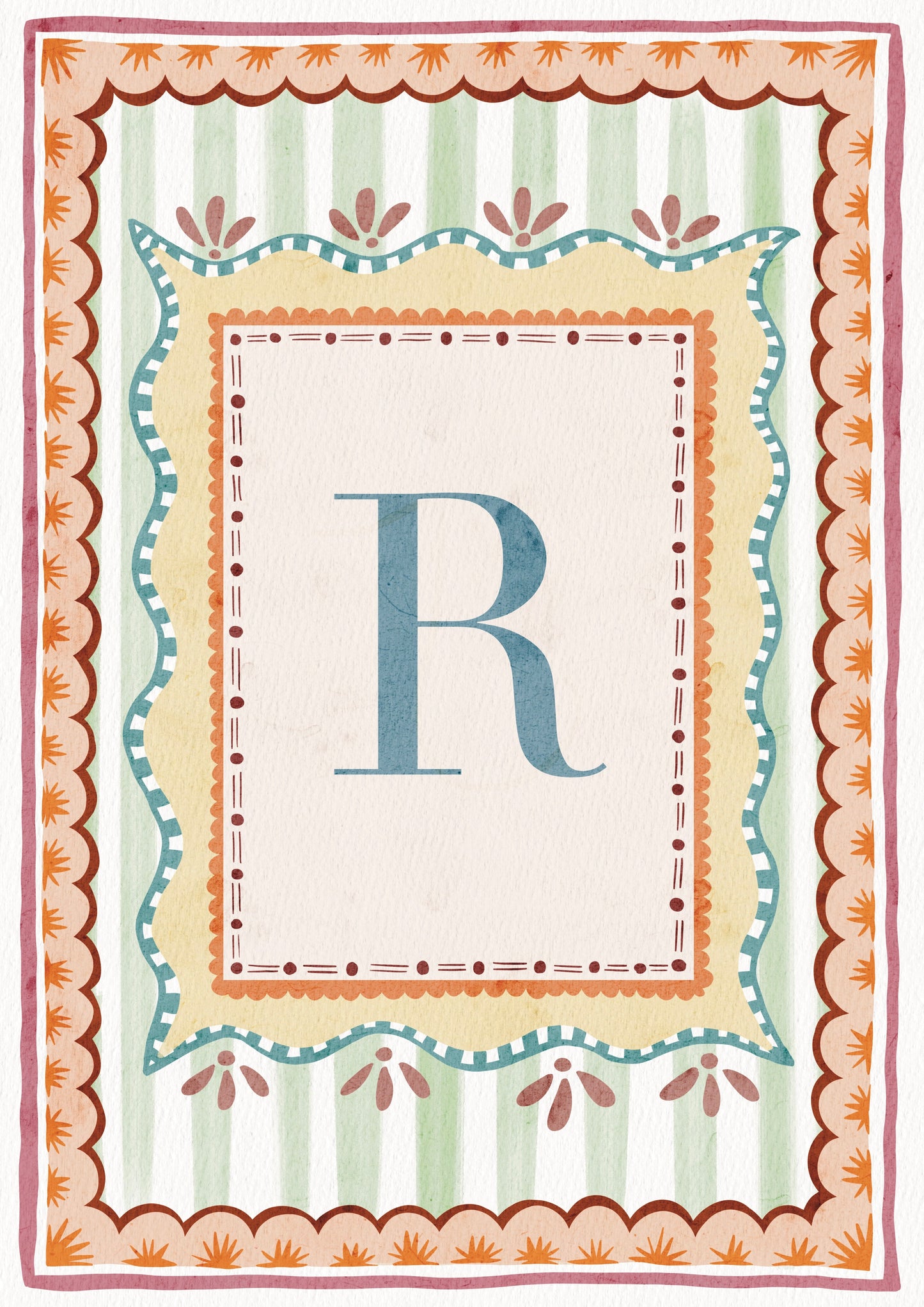 ALPHABET LETTERS ~ Blue / Pink / Green /