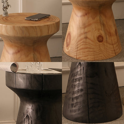 R35 Side Table, Solid Wood, Oak