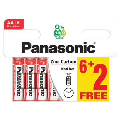 Panasonic AA Batteries 8Pack for Reliable Power