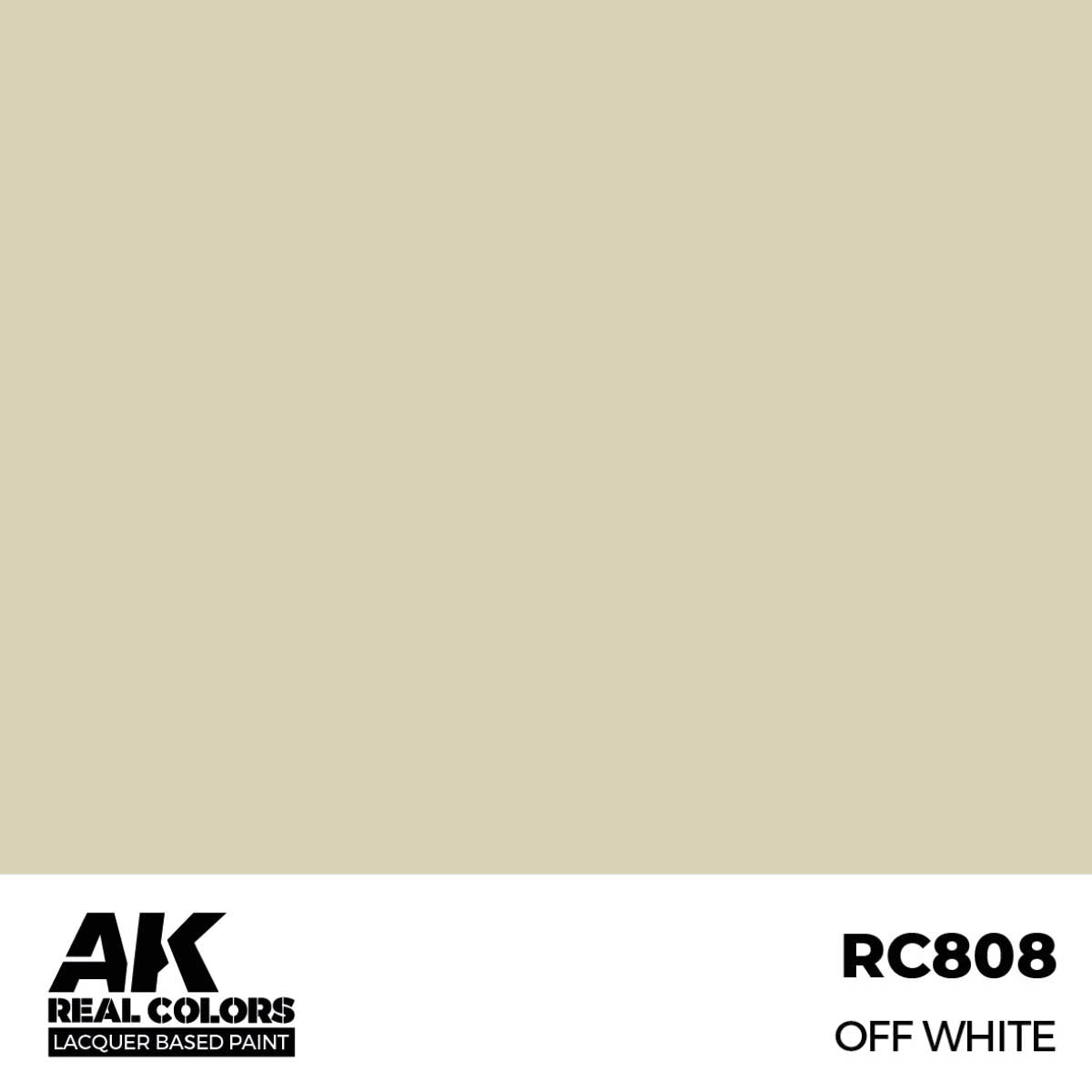 AK Interactive Real Colors - Off White 17ml. (RC808)
