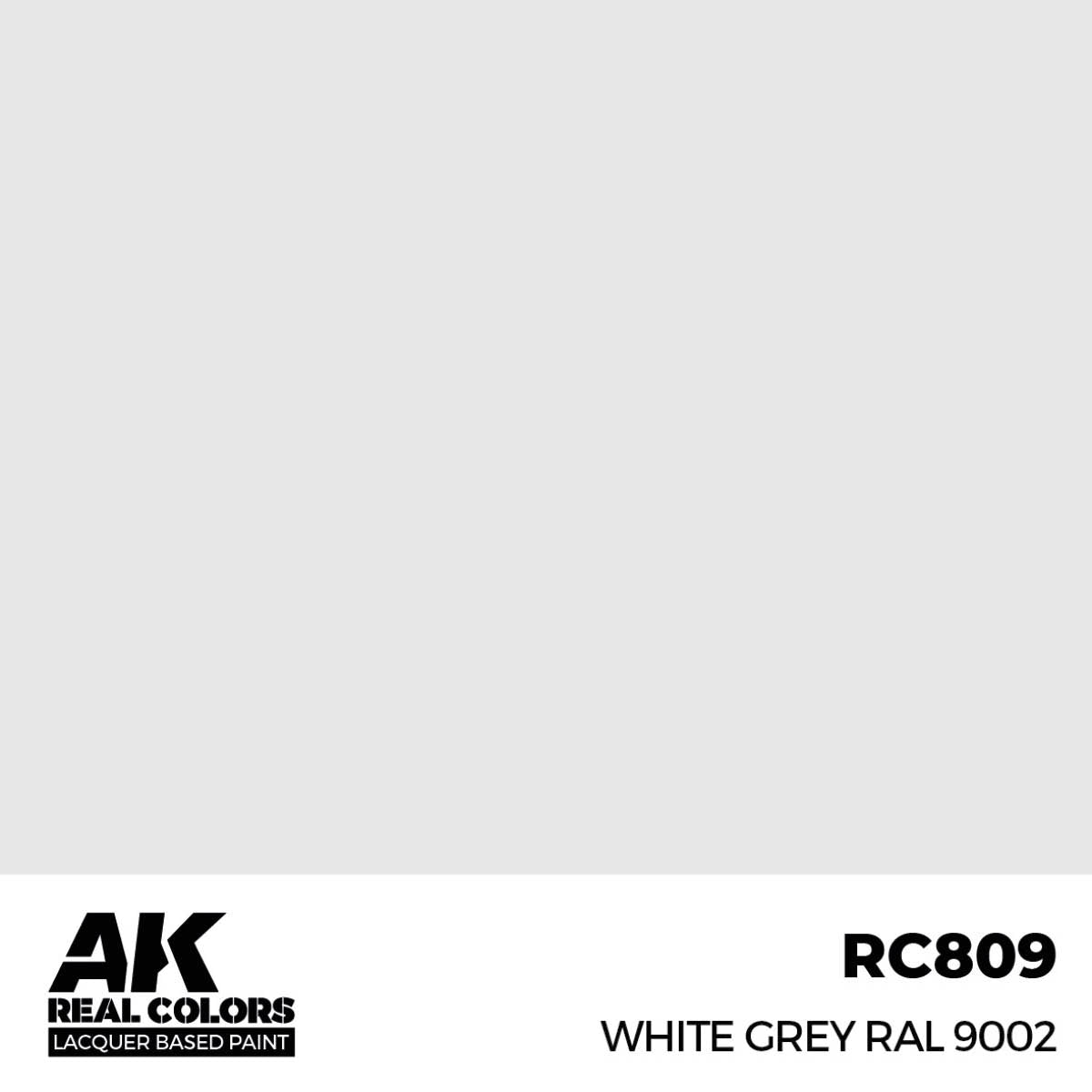 AK Interactive Real Colors - White Grey RAL 9002 17ml. (RC809)