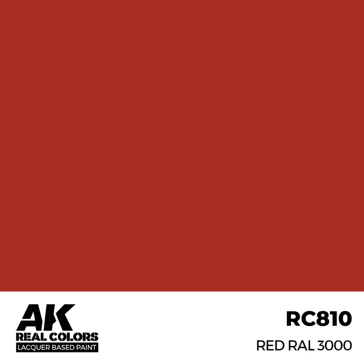 AK Interactive Real Colors - Red RAL 3000 17ml. (RC810)