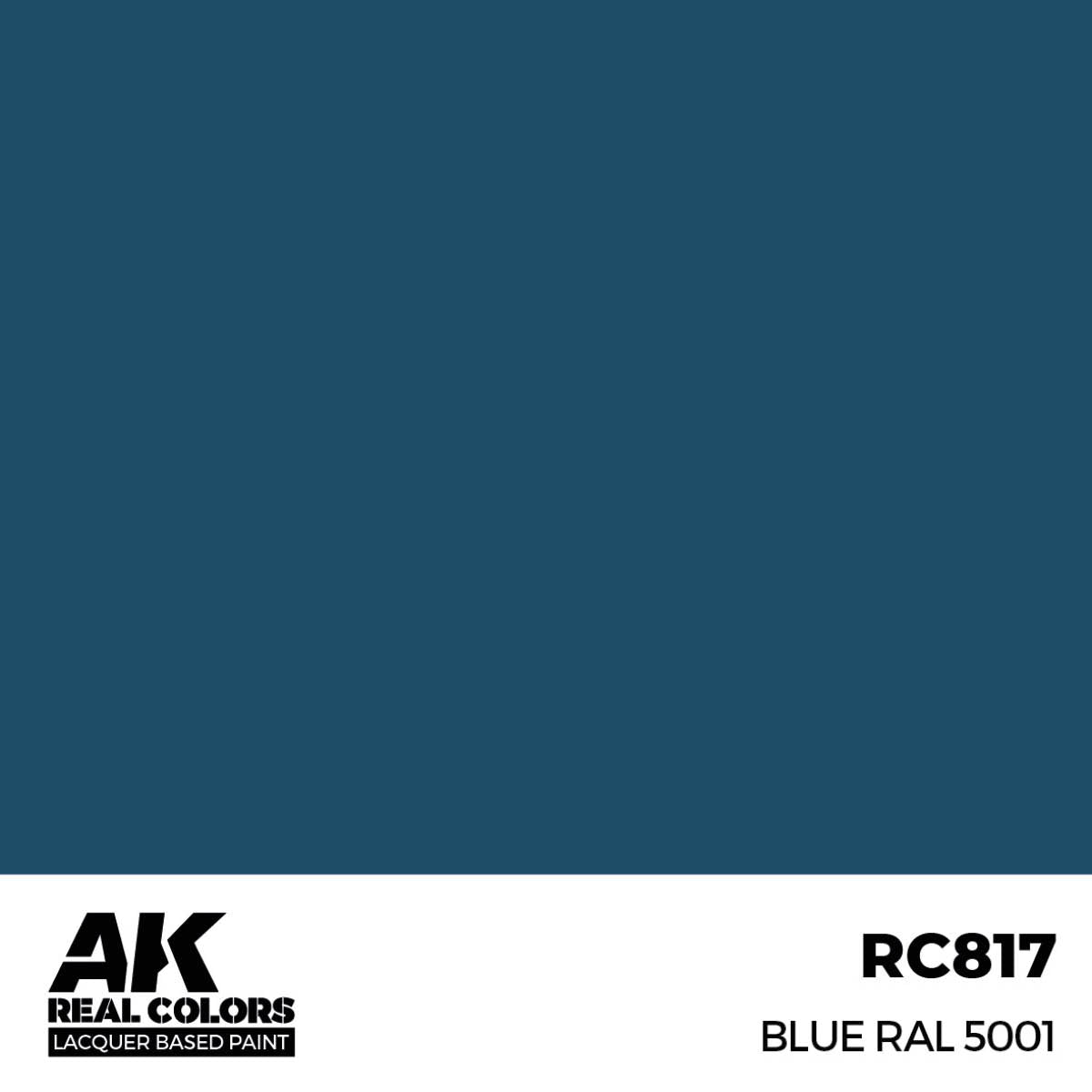 AK Interactive Real Colors - Blue RAL 5001 17ml. (RC817)