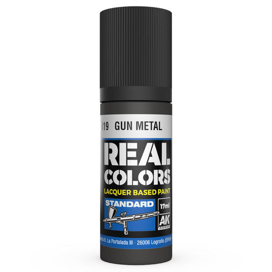 AK Interactive Real Colors - Gun Metal 17ml. (RC819)