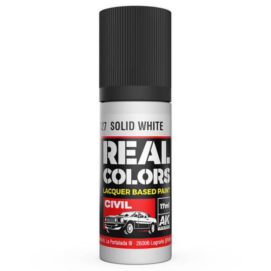 AK Interactive Real Colors - Solid White 17ml. (RC827)