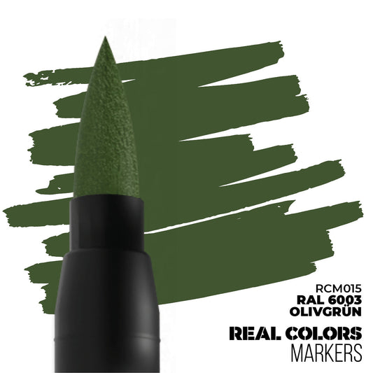 AK Interactive Real Colors Marker - RAL 6003 Olivgrun / Olive (RCM015)