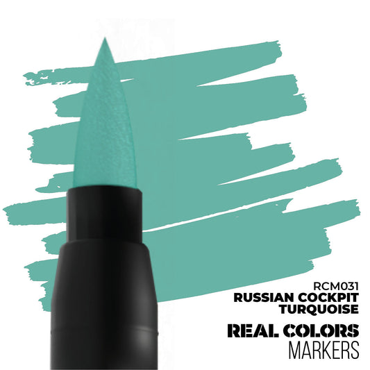 AK Interactive Real Colors Marker - Russian Cockpit Turquoise (RCM031)