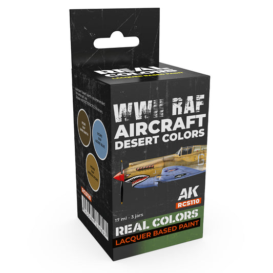 AK Interactive Real Colors - WWII RAF Aircraft Desert Set (RCS110)
