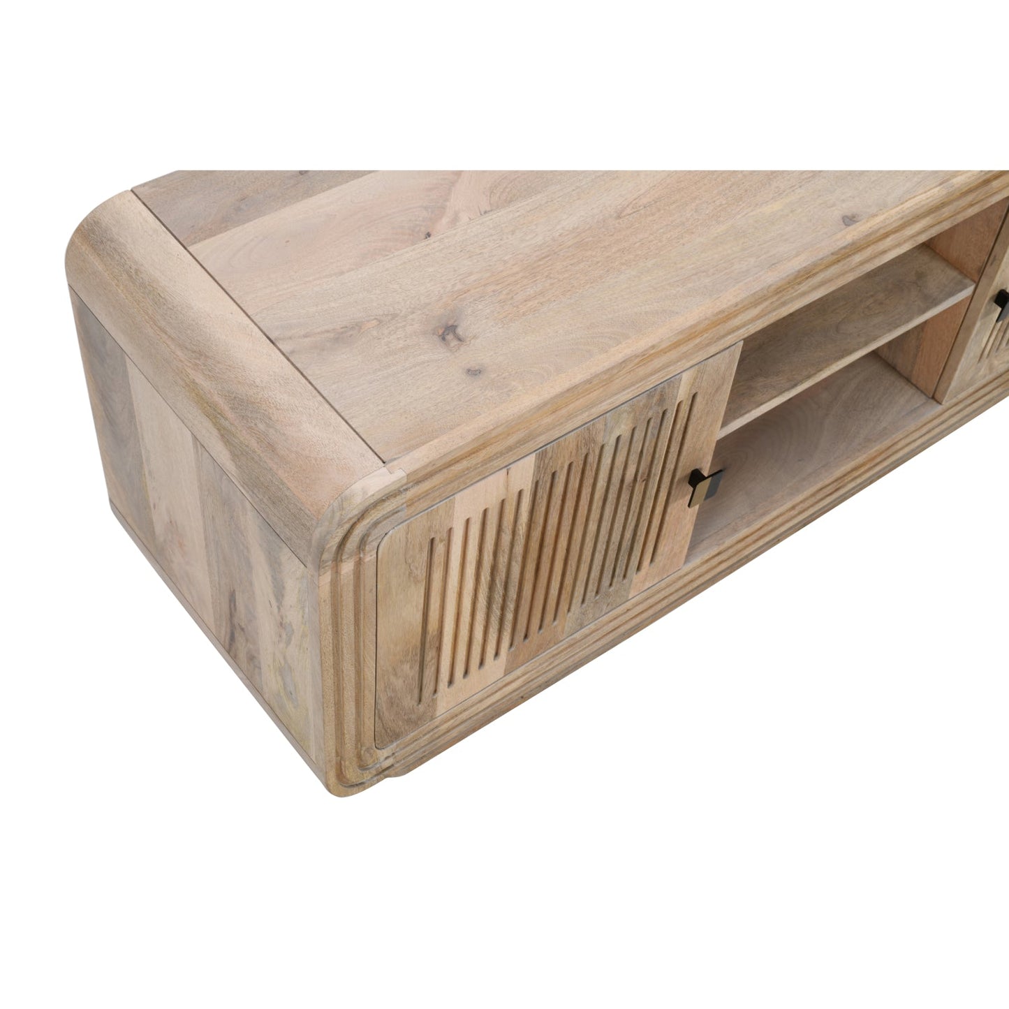 Preston Mango Wood 2 Doors TV Cabinet