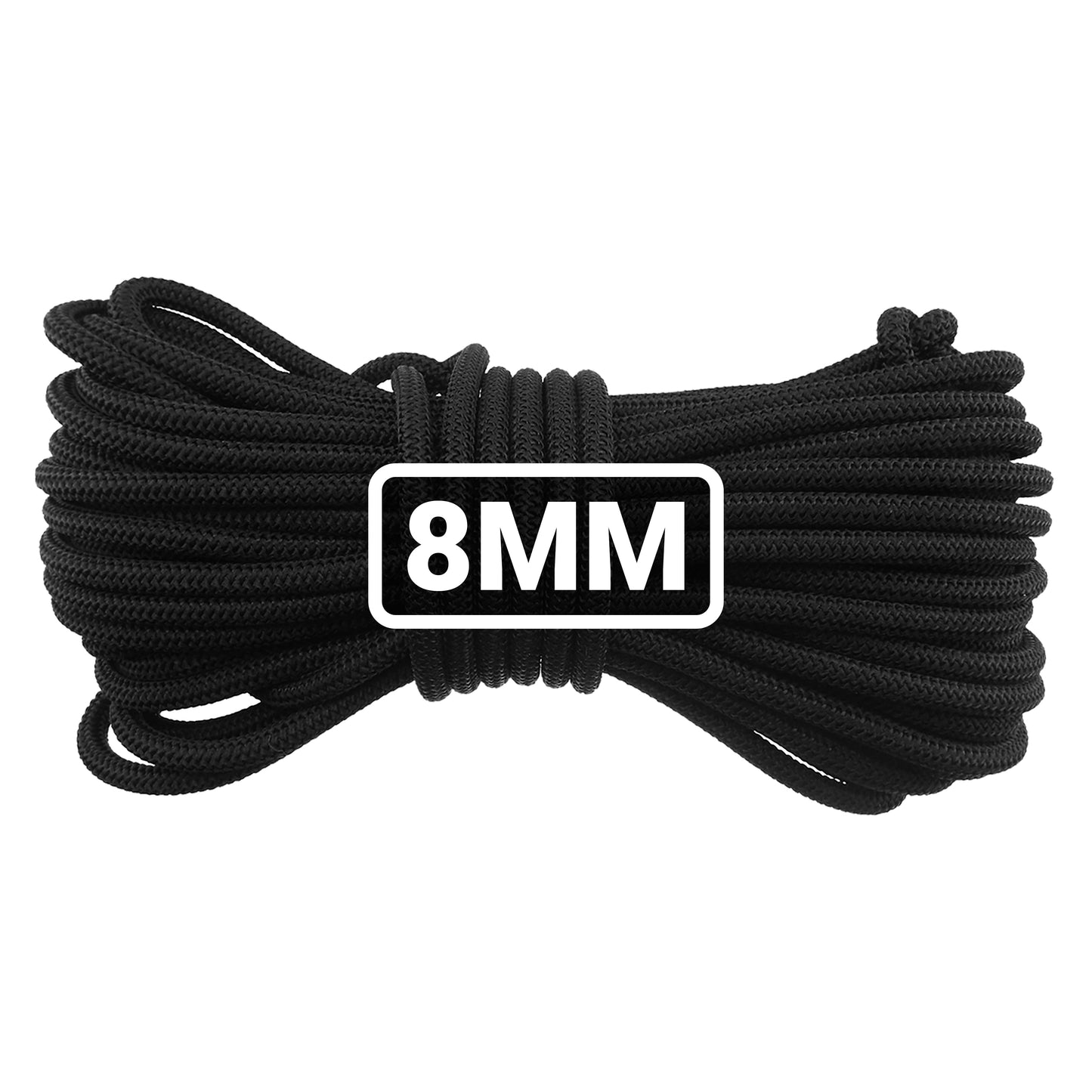 White M-Grade Tarpaulin with 10 Metres of 8mm Bungee Rope