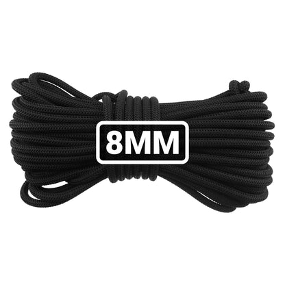 White M-Grade Tarpaulin with 10 Metres of 8mm Bungee Rope