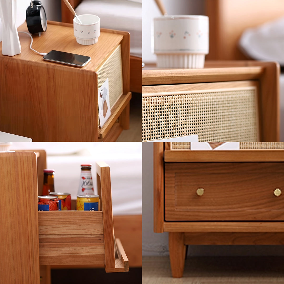 Radiogram Bedside Table, Walnut