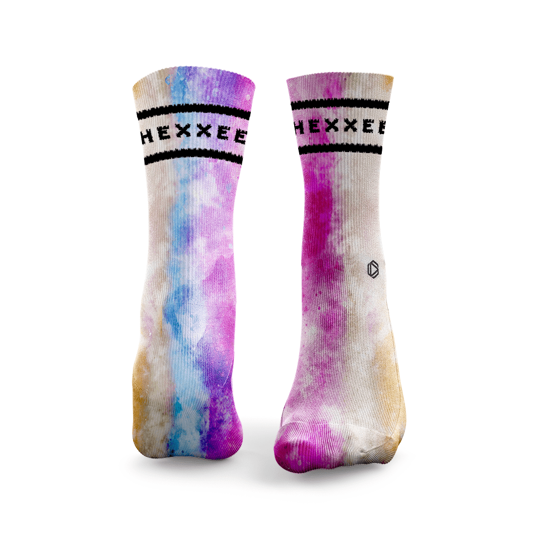 Multi-Colour Tie Dye 2Lines