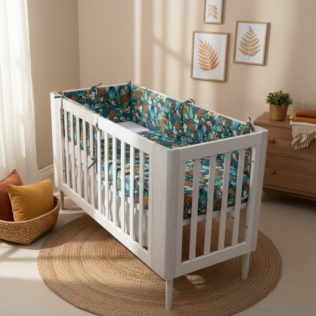 Rainforest Organic Cotton Junior All-in-One 4.0 Tog Quilt Bedding Set