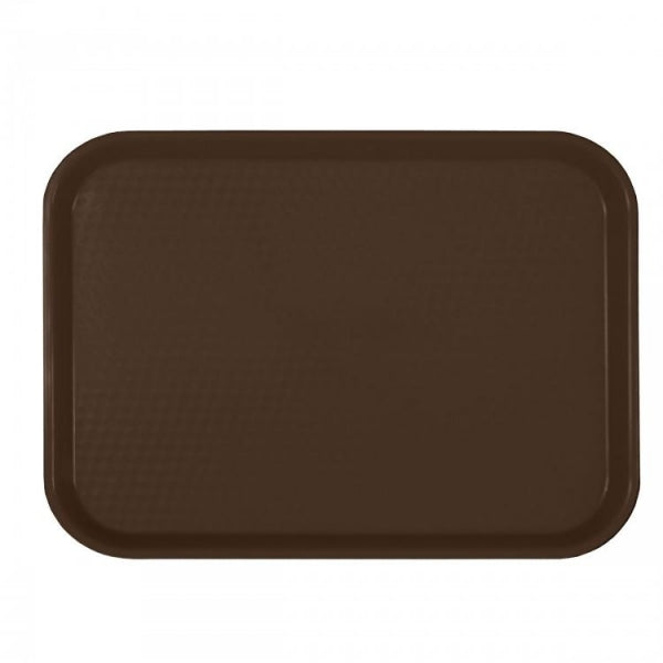 Kitchway Core Polypropylene Fast Food Tray Brown Large 450mm