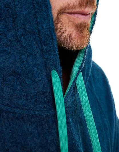 Red Luxury Towelling Changing Robe Navy (Various Sizes)