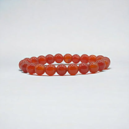 Classy Red Carnelian Strech Bracelet