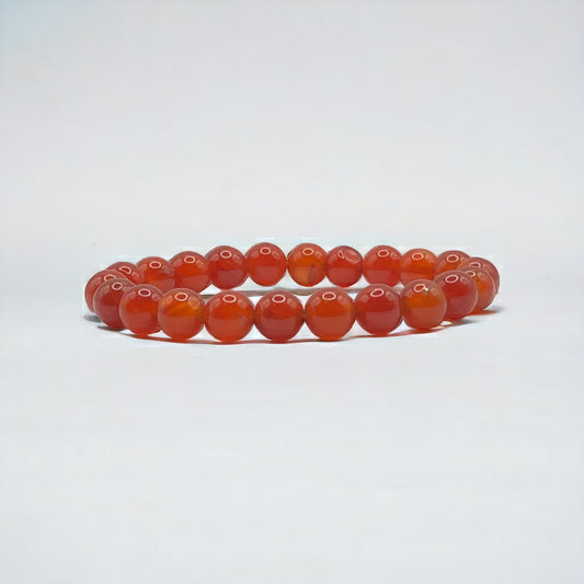 Classy Red Carnelian Strech Bracelet
