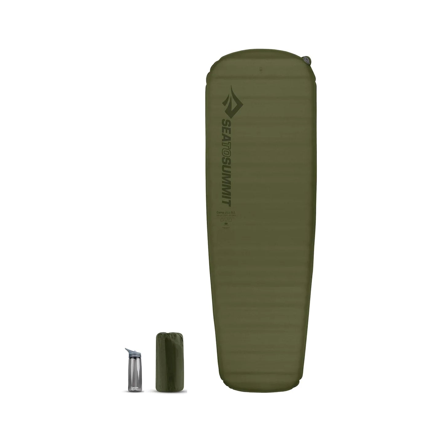 Sea To Summit Camp Plus Self Inflating Mat - Large Moss