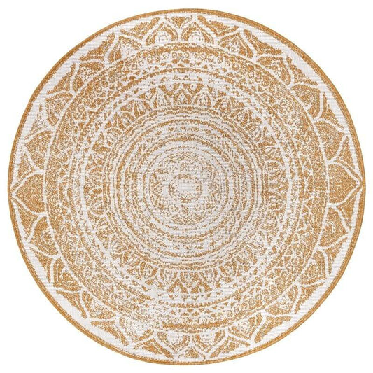 Siruma Reversible Round Indoor-Outdoor Rug