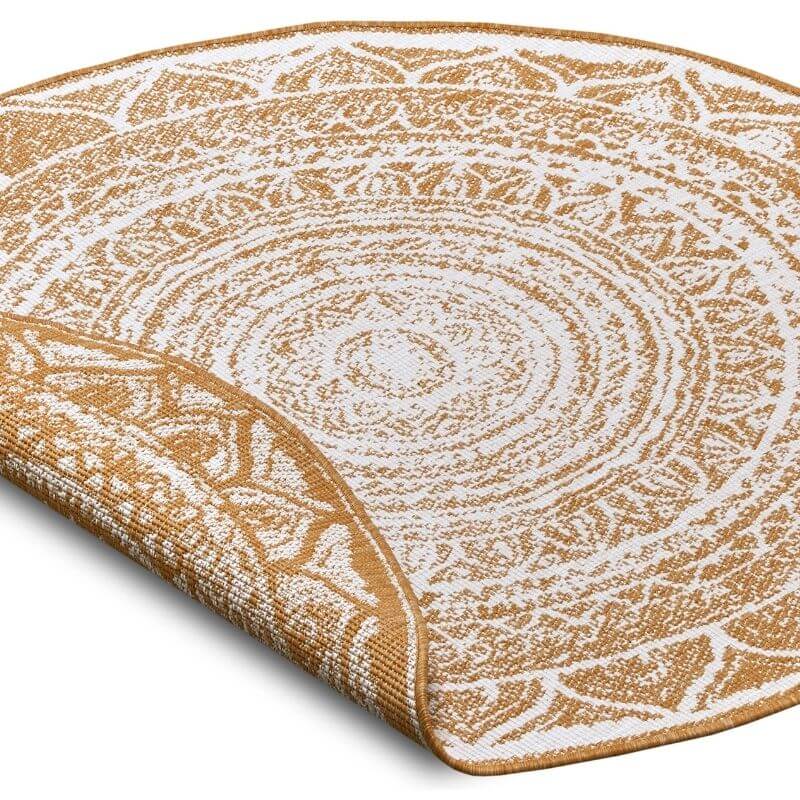 Siruma Reversible Round Indoor-Outdoor Rug