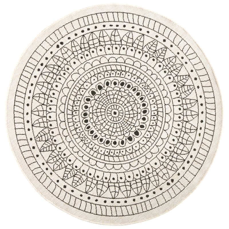 Porto Round Reversible Indoor-Outdoor Rug