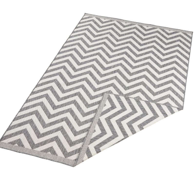 Palma Reversible Indoor-Outdoor Rug Chevron Design