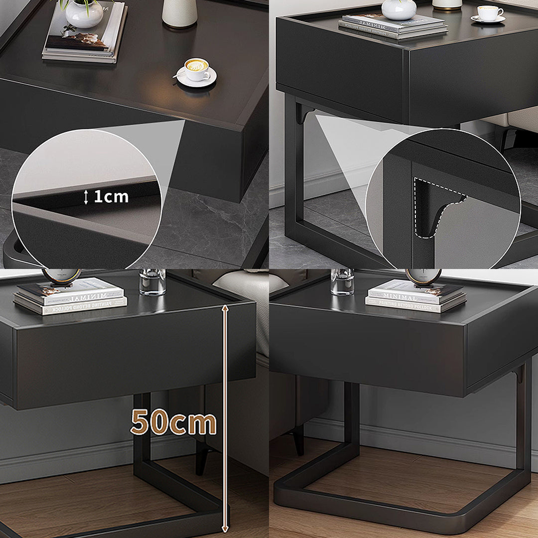 Romina Dark Bedside Table