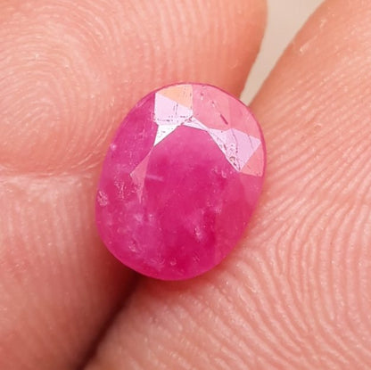 2.3ct Ruby - Pink Ruby - Yaqoot, RatnaRaj, Yakkut - July Birthstone - 9x7mm