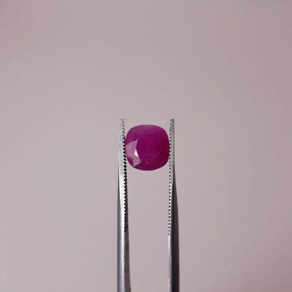 3.4ct Ruby - Pink Ruby - Yaqoot, RatnaRaj, Yakkut - July Birthstone - 8x8mm