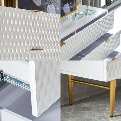 Rutland Sideboard, Gold & White