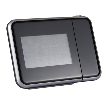 Multifunctional Digital Color LCD Display LED Projection Alarm Clock with Weather Station / Temperature / Humidity / Calendar, LED Projection Alarm Clock