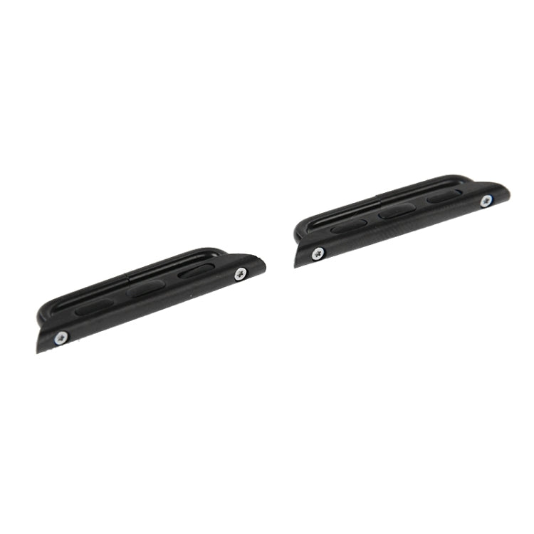 2 PCS for Apple Watch 38mm Metal Strap Connector Metal Buckle with Screwdrivers Tool