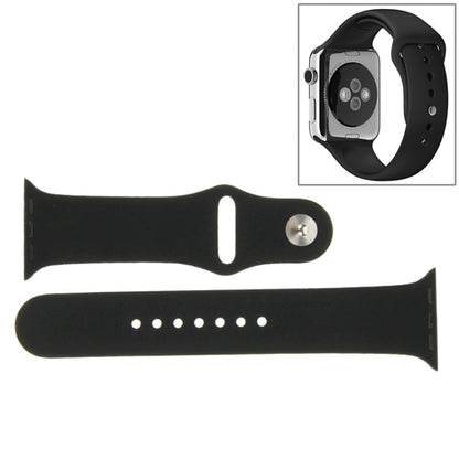 For Apple Watch Sport 42mm High-performance Longer Rubber Sport Watch Band with Pin-and-tuck Closure