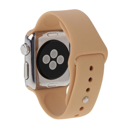 For Apple Watch Sport 42mm High-performance Longer Rubber Sport Watch Band with Pin-and-tuck Closure
