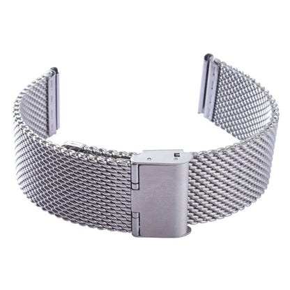 For Apple Watch 38mm Milanese Classic Buckle Stainless Steel Watch Band , Only Used in Conjunction with Connectors ( S-AW-3291 ), S-AW-3322, S-AW-3322B