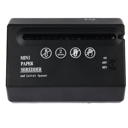 Mini USB Paper Shredder with Letter Opener, USB Paper Shredder