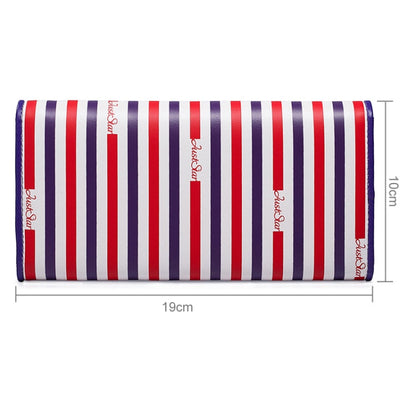 Just Star 3-fold Dreamlike Pattern Printing Long Wallet, 3-fold Wallet