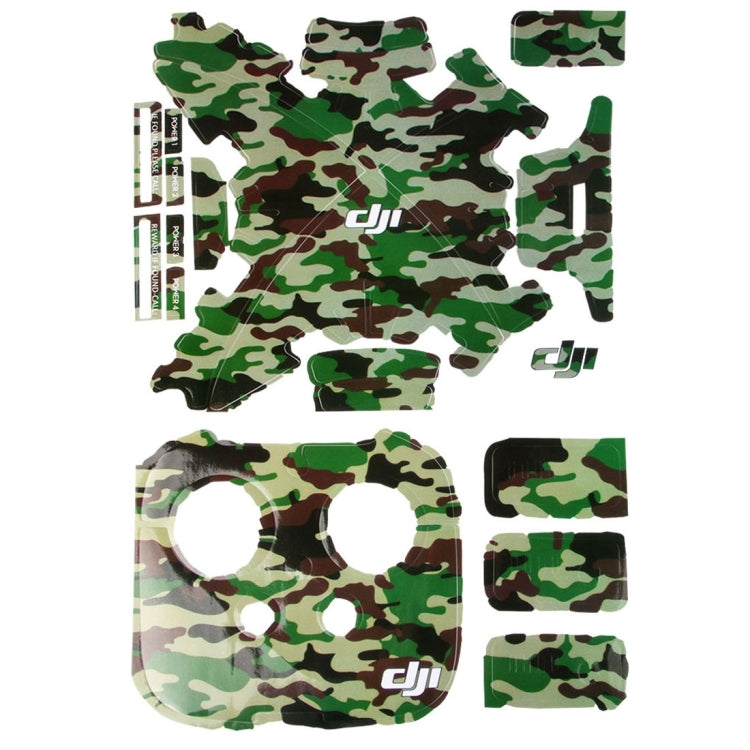 4D Imitation Carbon Fiber PVC Water Resistance Sticker Kit for DJI Phantom 3 Quadcopter & Remote Controller & Battery