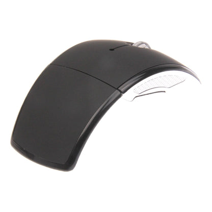 Wireless 2.4GHz 800-1200-1600dpi Snap-in Transceiver Folding Wireless Optical Mouse / Mice, 2.4GHZ (Black), 2.4GHZ (Red)
