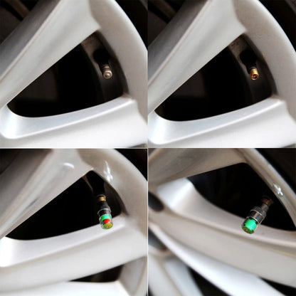 4 PCS 2.4 Bar Tire Pressure Detection Screw Cap, Tire Pressure Detection Screw Cap