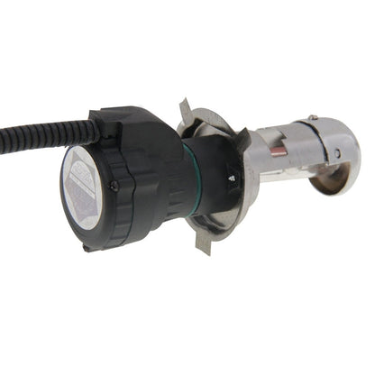 DC12V 35W H4-3 HID Xenon Light Single Beam Super Vision Waterproof Head Lamp with One Cable, Color Temperature: 6000K, Pack of 2, H4