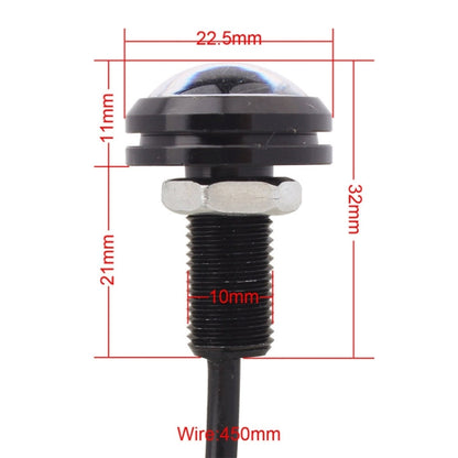 2 PCS  22.5mm 2W 200LM White + Yellow Light 4 LED SMD 5630 Eagle Eye Car Steering Light Daytime Running Light, 0
