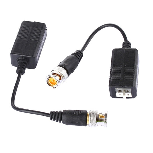 2 PCS HD 205C Coaxial CVI/TVI/AHD 1CH Passive Transceiver Video Balun, 205C