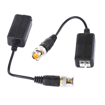 2 PCS HD 205C Coaxial CVI/TVI/AHD 1CH Passive Transceiver Video Balun, 205C